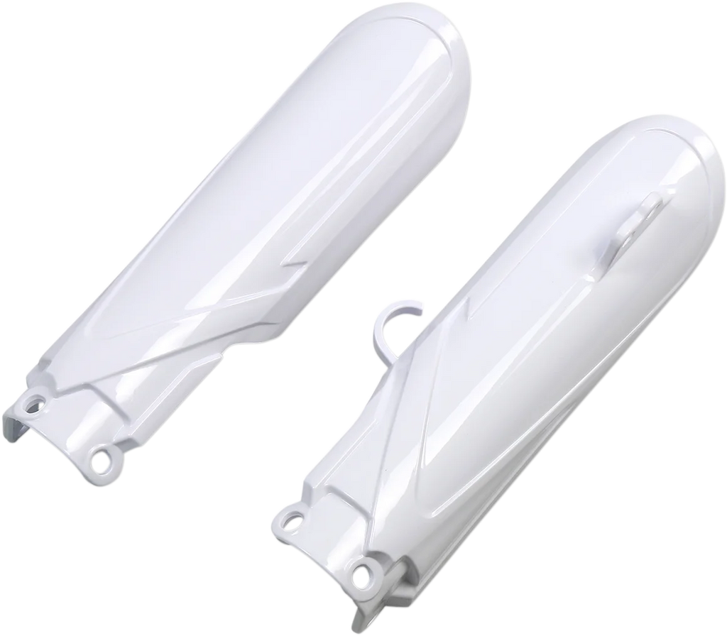 UFO Fork Tube Protectors - White - YZ65 - Main Product View