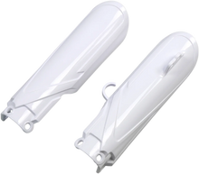 Load image into Gallery viewer, UFO Fork Tube Protectors - White - YZ65 - Main Product View