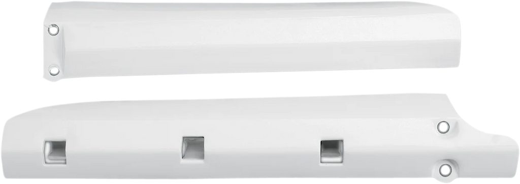 UFO Fork Tube Protectors - White - YZ85 - Main Product View