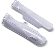 Load image into Gallery viewer, UFO Fork Tube Protectors - White - YZ85 - Main Product View