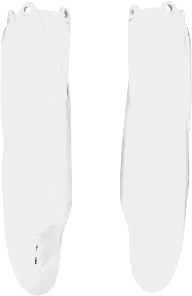UFO Fork Tube Protectors - White - YZF - Main Product View