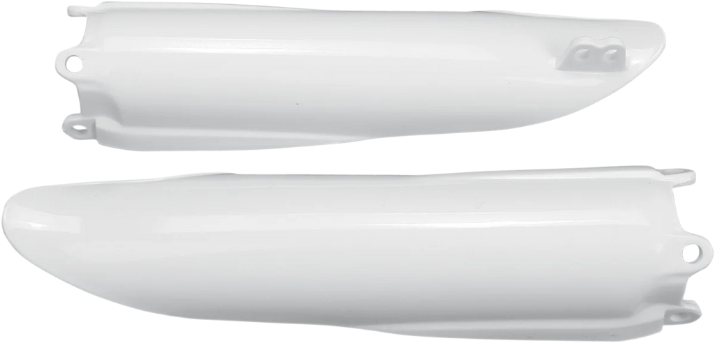 UFO Fork Tube Protectors - White - YZ/YZF - Main Product View