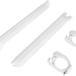 Load image into Gallery viewer, UFO Fork Tube Protectors - White fits 1991-1993 Kawasaki KX - Main Product View