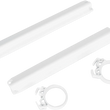 Load image into Gallery viewer, UFO Fork Tube Protectors - White fits 1991 Suzuki RM - Main Product View