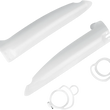 Load image into Gallery viewer, UFO Fork Tube Protectors - White fits 1994-1995 Kawasaki KX - Main Product View