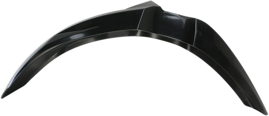 UFO Front Fender - Black - Side View