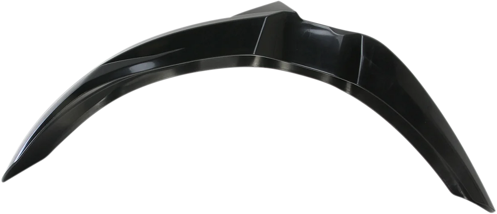 UFO Front Fender - Black - Side View