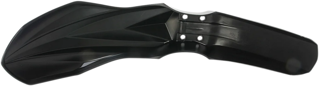 UFO Front Fender - Black - Back View