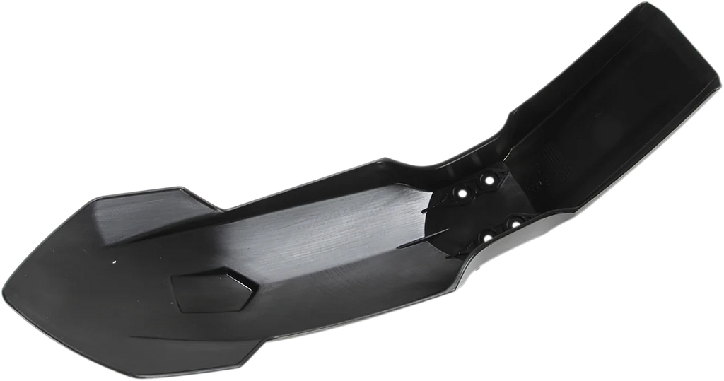 UFO Front Fender - Black - Back View