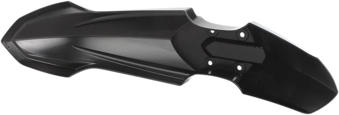 UFO Front Fender - Black - Back View