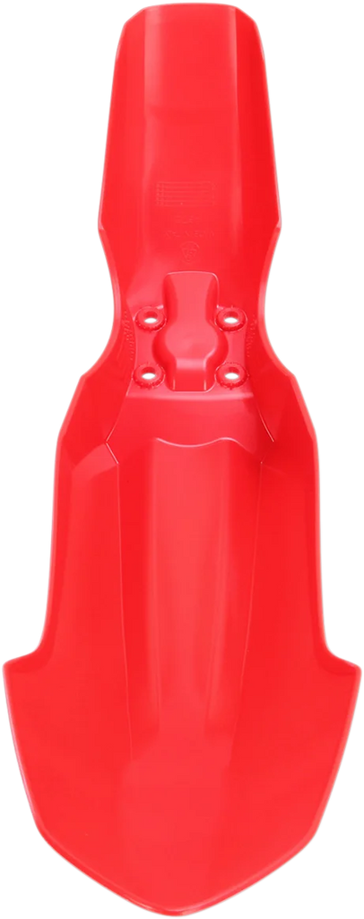UFO Front Fender - CR Red - Back View