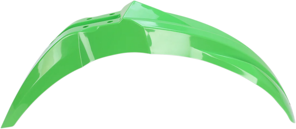 UFO Front Fender - Green - Side View