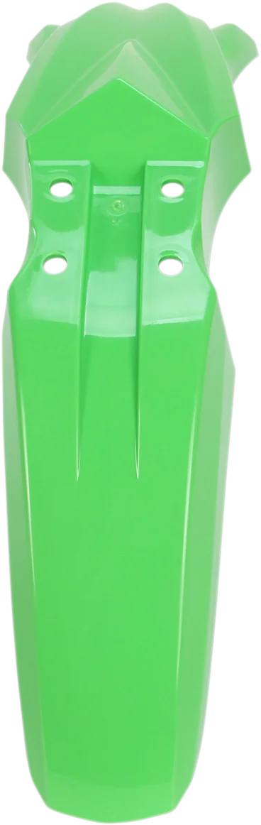 UFO Front Fender - Green - Back View