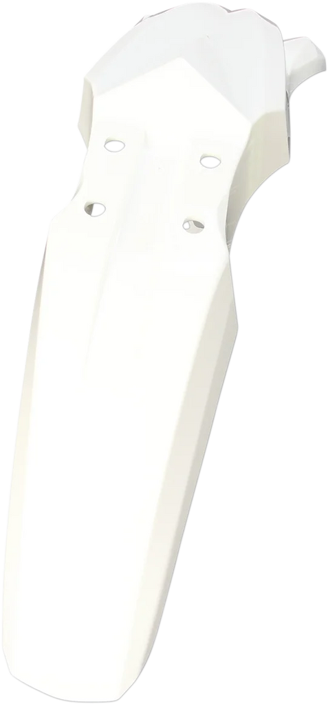 UFO Front Fender - White - Side View