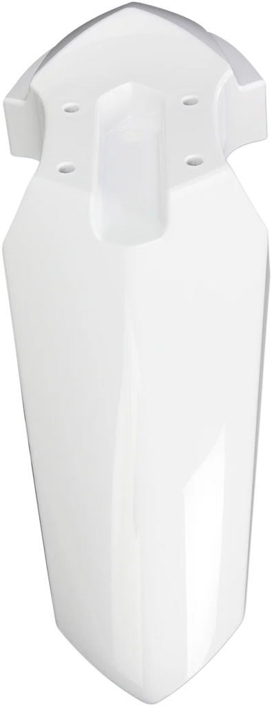 UFO Front Fender - White - Back View