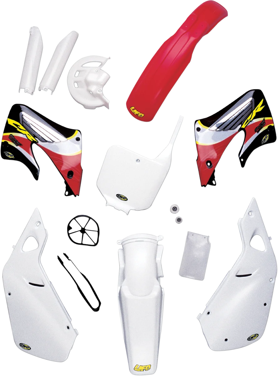 UFO Front Fender - White - Side View