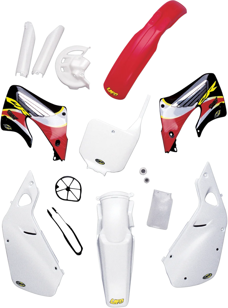 UFO Front Fender - White - Side View