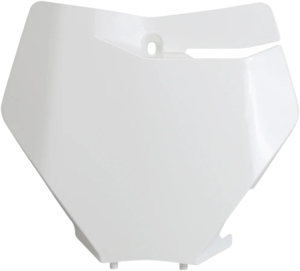UFO Front Number Plate - 2020 White - Main Product View