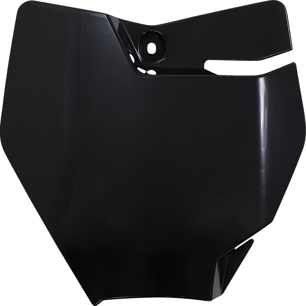 UFO Front Number Plate - Black - Main Product View