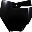 Load image into Gallery viewer, UFO Front Number Plate - Black - Main Product View