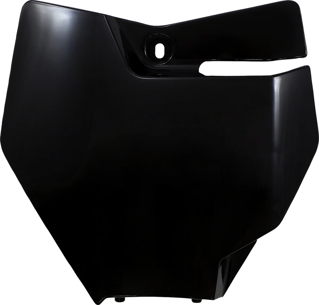 UFO Front Number Plate - Black - Main Product View