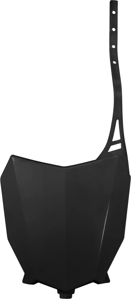UFO Front Number Plate - Black - Main Product View