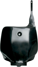 Load image into Gallery viewer, UFO Front Number Plate - Black - Main Product View