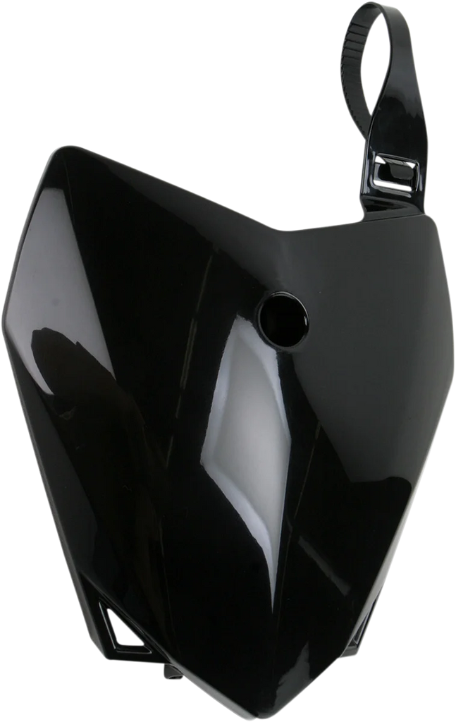 UFO Front Number Plate - Black - Main Product View