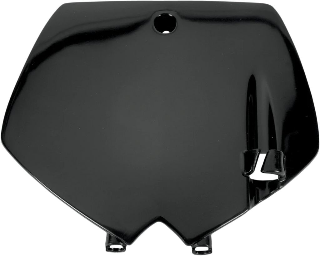 UFO Front Number Plate - Black - Main Product View