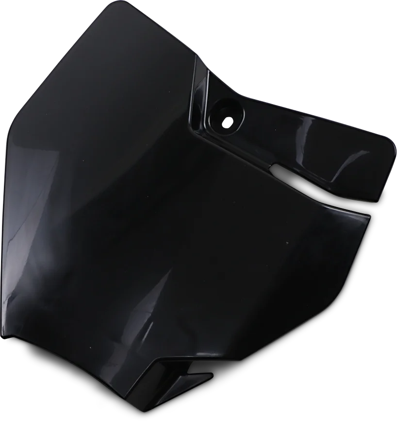 UFO Front Number Plate - Black - Main Product View