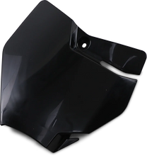 Load image into Gallery viewer, UFO Front Number Plate - Black - Main Product View