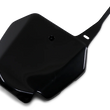 Load image into Gallery viewer, UFO Front Number Plate - Black - Main Product View