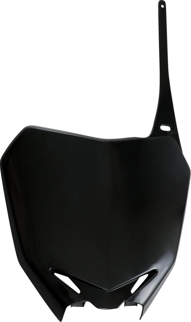 UFO Front Number Plate - Black - Main Product View