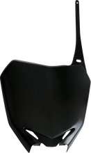 Load image into Gallery viewer, UFO Front Number Plate - Black - Main Product View