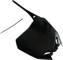 Load image into Gallery viewer, UFO Front Number Plate - Black - Side View