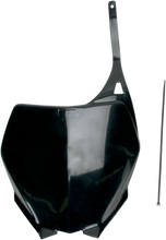 Load image into Gallery viewer, UFO Front Number Plate - Black - Main Product View