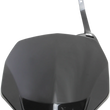 Load image into Gallery viewer, UFO Front Number Plate - Black - Main Product View