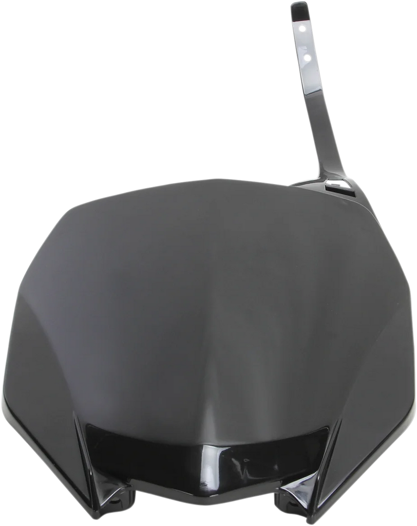 UFO Front Number Plate - Black - Main Product View