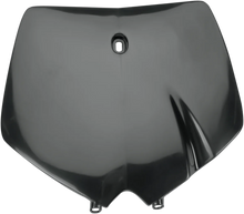 Load image into Gallery viewer, UFO Front Number Plate - Black - Main Product View