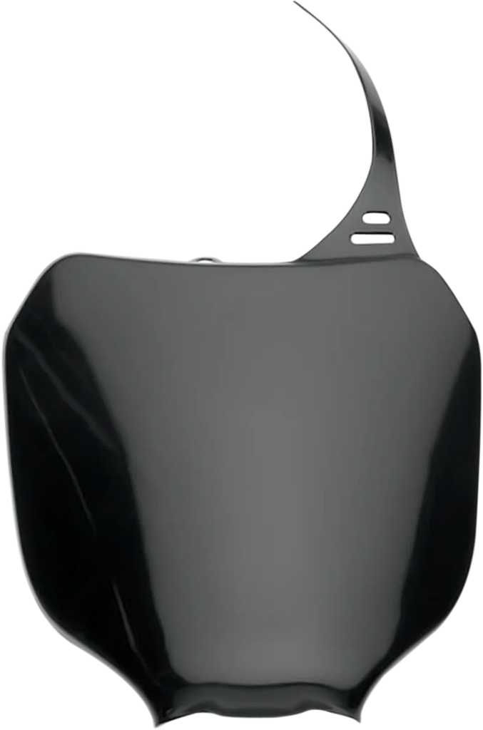UFO Front Number Plate - Black - Main Product View