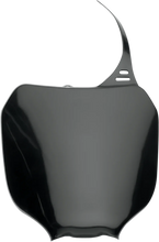 Load image into Gallery viewer, UFO Front Number Plate - Black - Main Product View