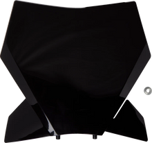 Load image into Gallery viewer, UFO Front Number Plate - Black - KTM - Main Product View