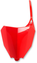 Load image into Gallery viewer, UFO Front Number Plate - CR Red - Main Product View