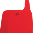 Load image into Gallery viewer, UFO Front Number Plate - CR Red - Main Product View