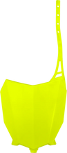 Load image into Gallery viewer, UFO Front Number Plate - Florescent Yellow - Main Product View