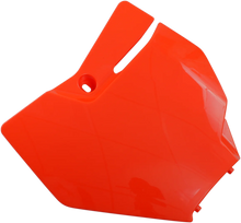 Load image into Gallery viewer, UFO Front Number Plate - Fluorescent Orange - Main Product View