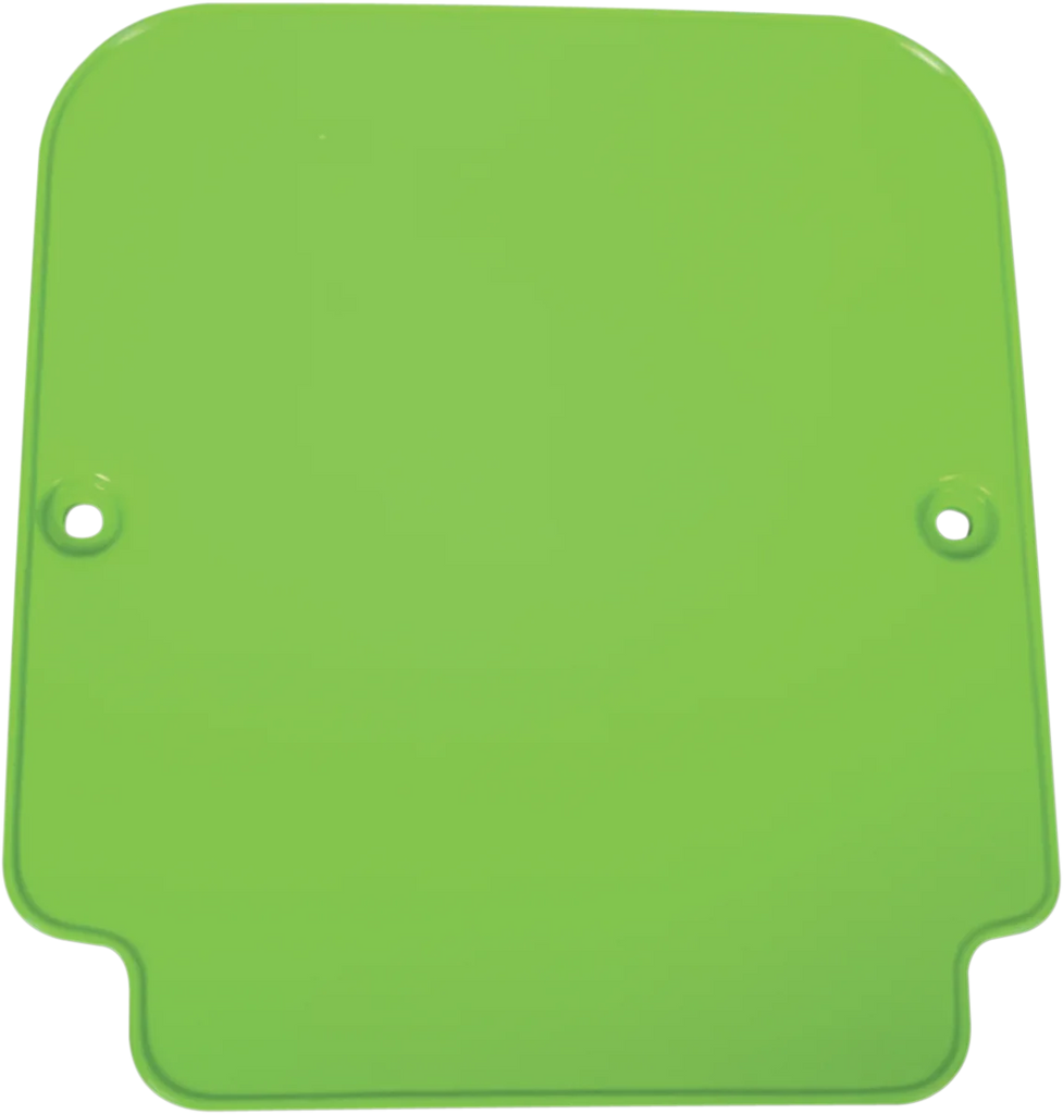 UFO Front Number Plate - Green - Main Product View