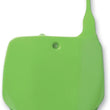 Load image into Gallery viewer, UFO Front Number Plate - Green - Main Product View