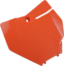 Load image into Gallery viewer, UFO Front Number Plate - KTM Orange - Main Product View