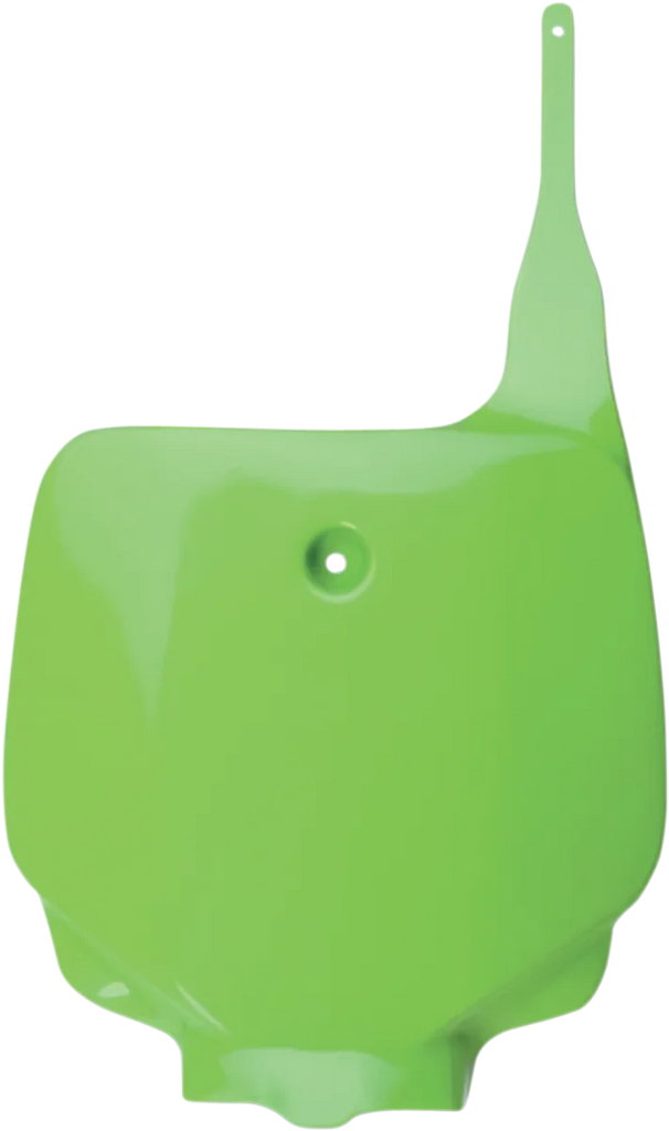 UFO Front Number Plate - KX Green - Main Product View